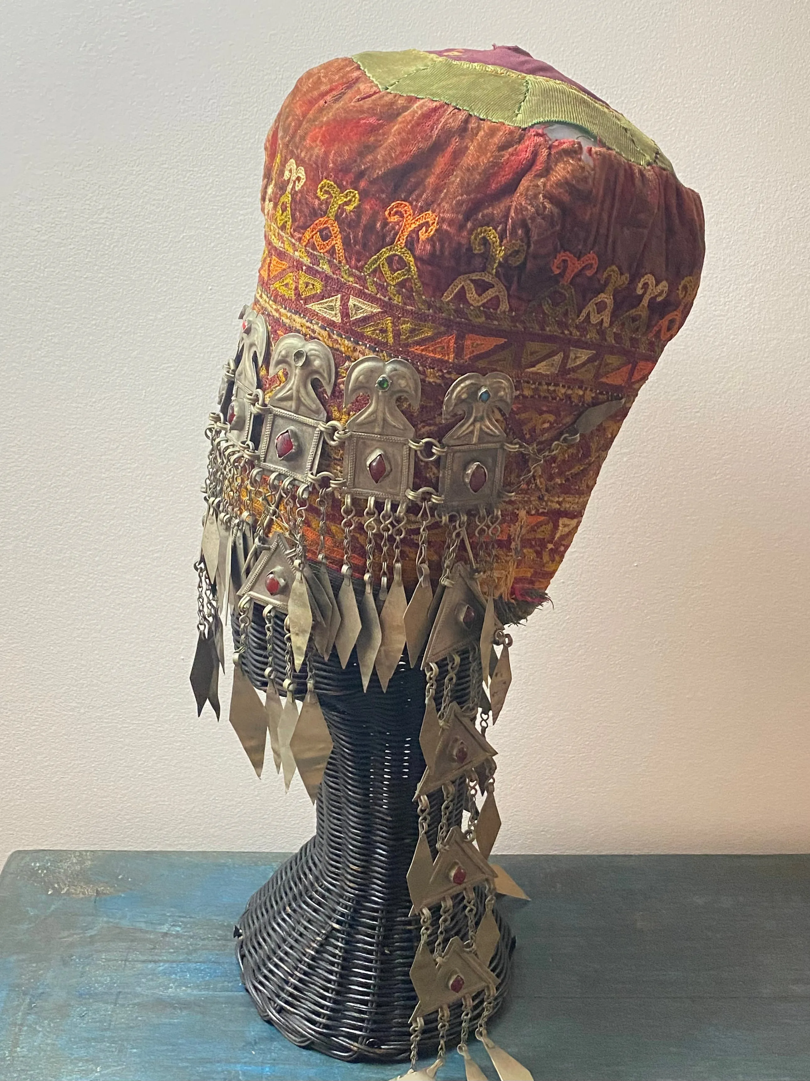 Antique Turkomen Ersari Headdress