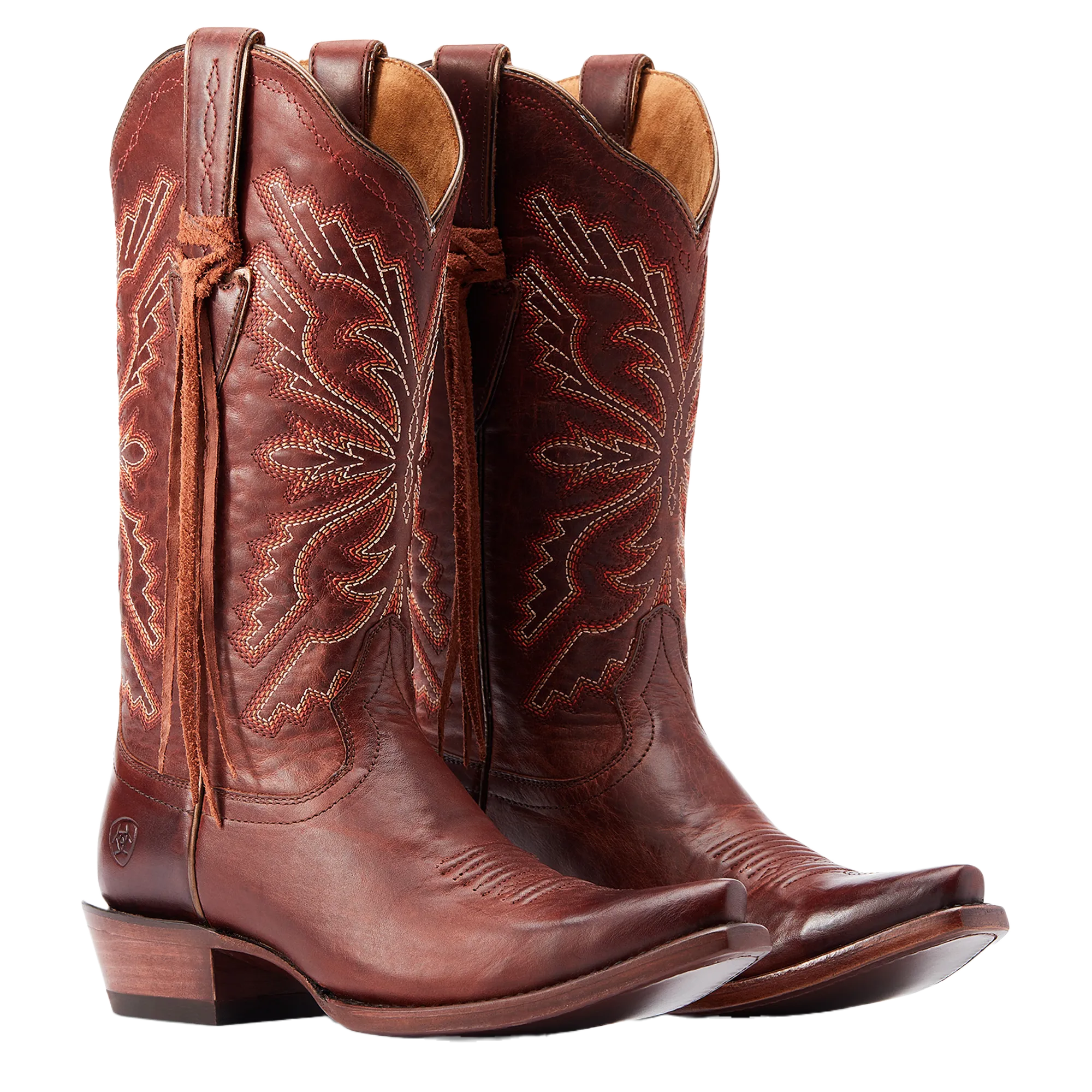 Ariat Ladies Martina Love Song Brown Snip Toe Western Boots 10044394