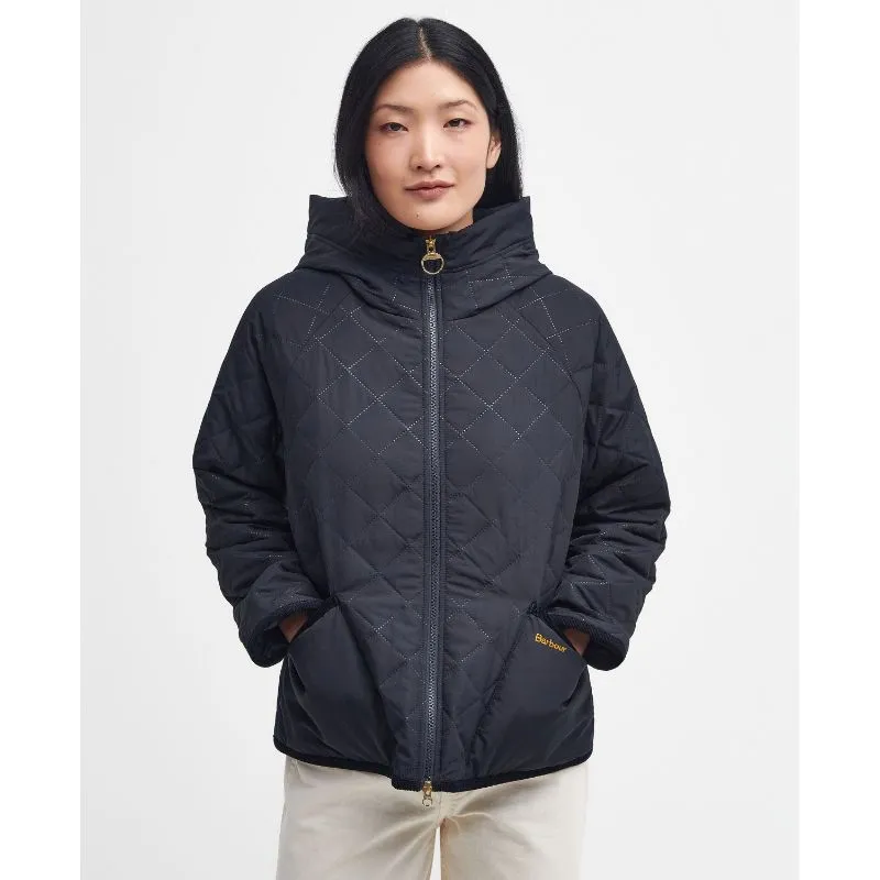 Barbour Glamis Ladies Quilt Jacket - Dark Navy/Dress