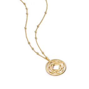 Base Chakra Necklace 18ct Gold Plate