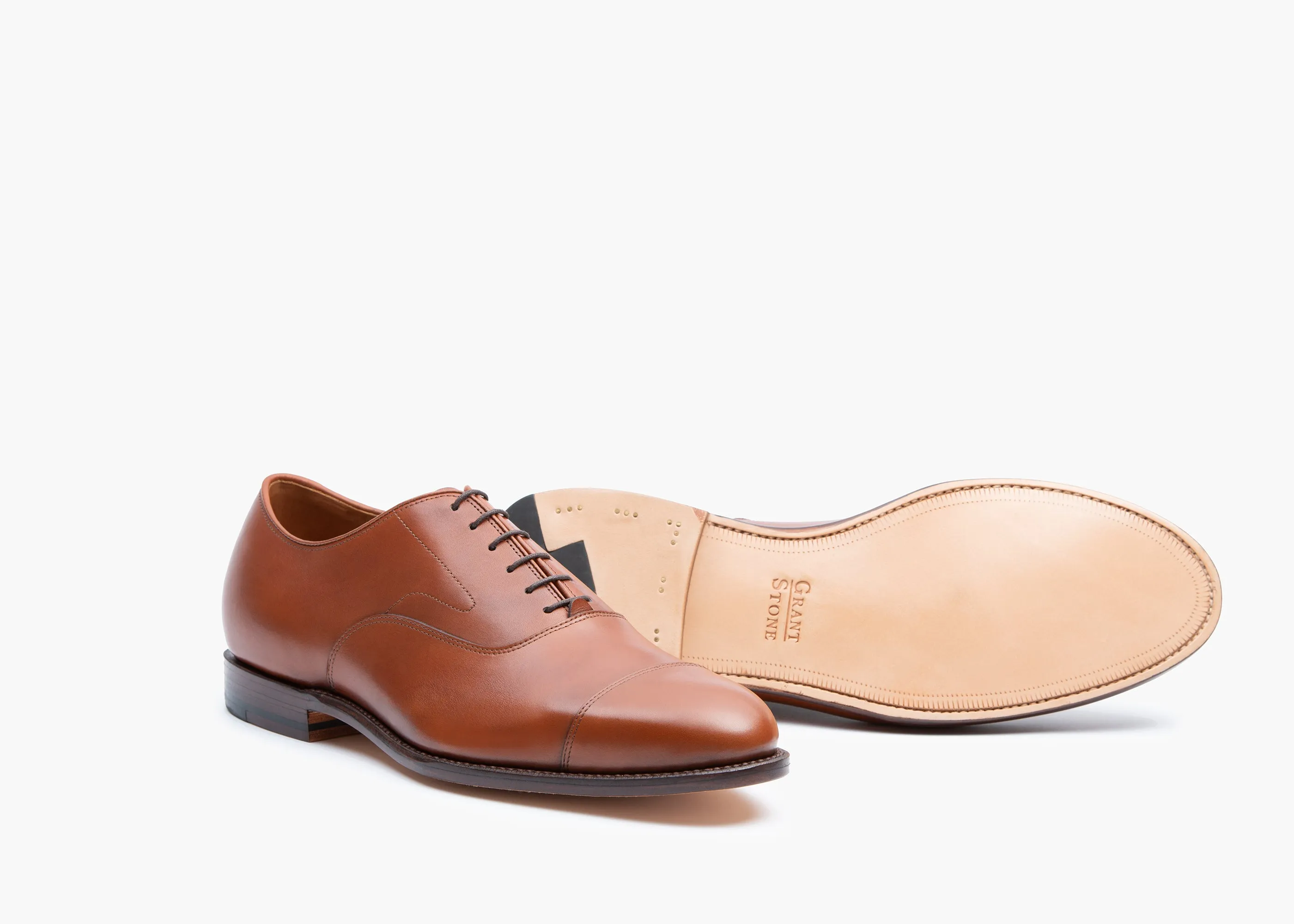 Cap Toe Oxford - British Tan