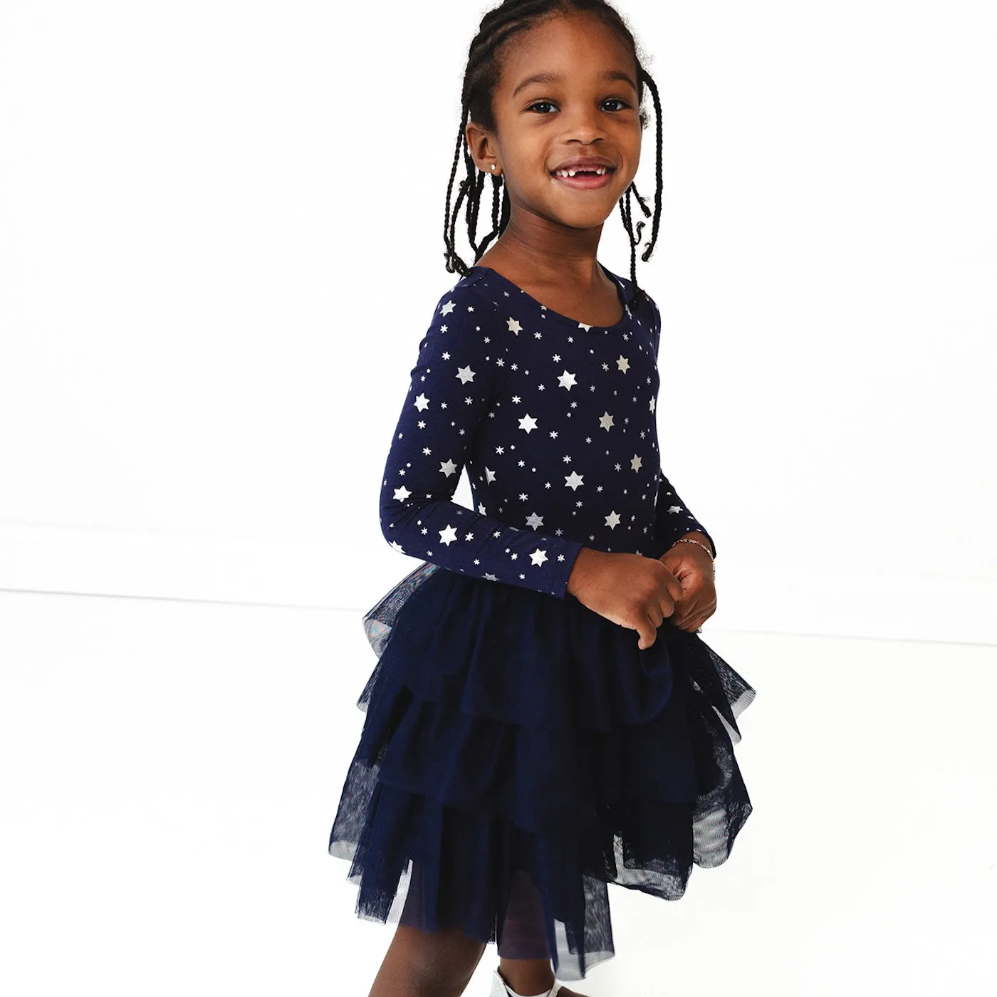 Hanukkah Stars Tiered Tutu Dress