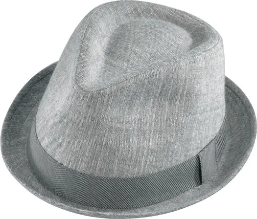 Henschel - Denim Stingy Brim Fedora Hat