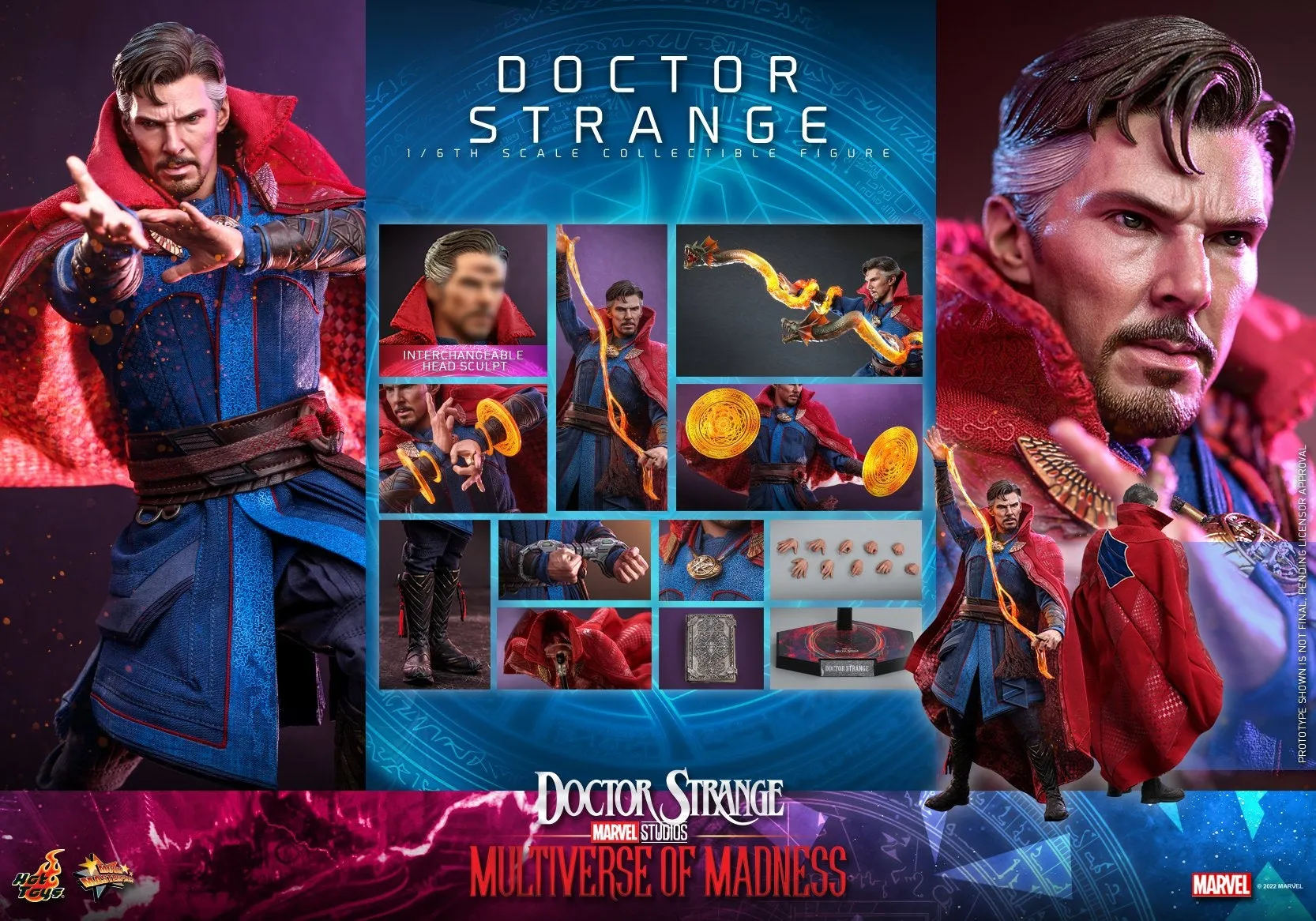 Hot Toys - MMS645 - Doctor Strange 2 - 1/6th scale Doctor Strange Collectible Figure