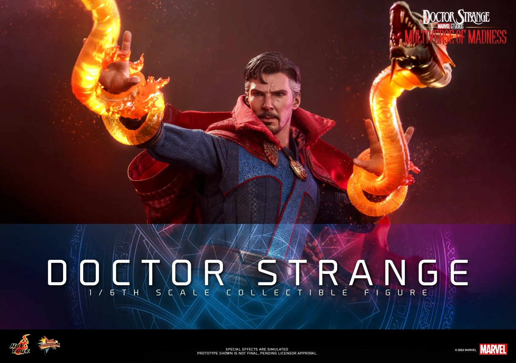 Hot Toys - MMS645 - Doctor Strange 2 - 1/6th scale Doctor Strange Collectible Figure