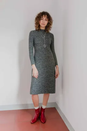 knit dress grey <br> by Cossac