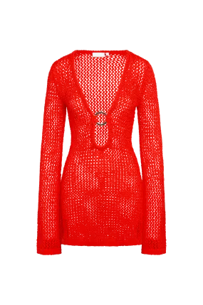 Montego Mini Dress - Chili Pepper Petit Crochet