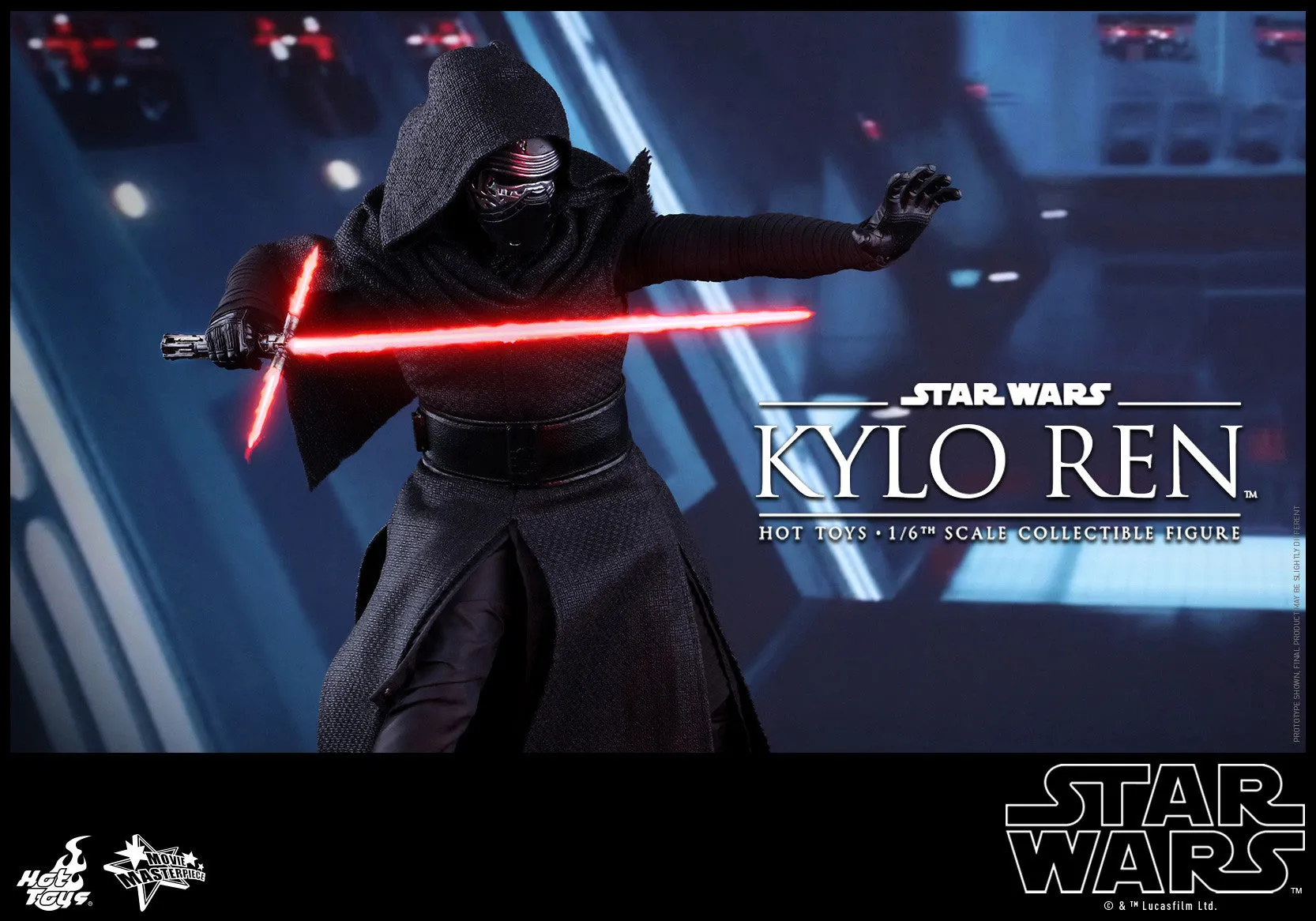 STAR WARS: Kylo Ren 1:6 Scale Movie Masterpiece Figure