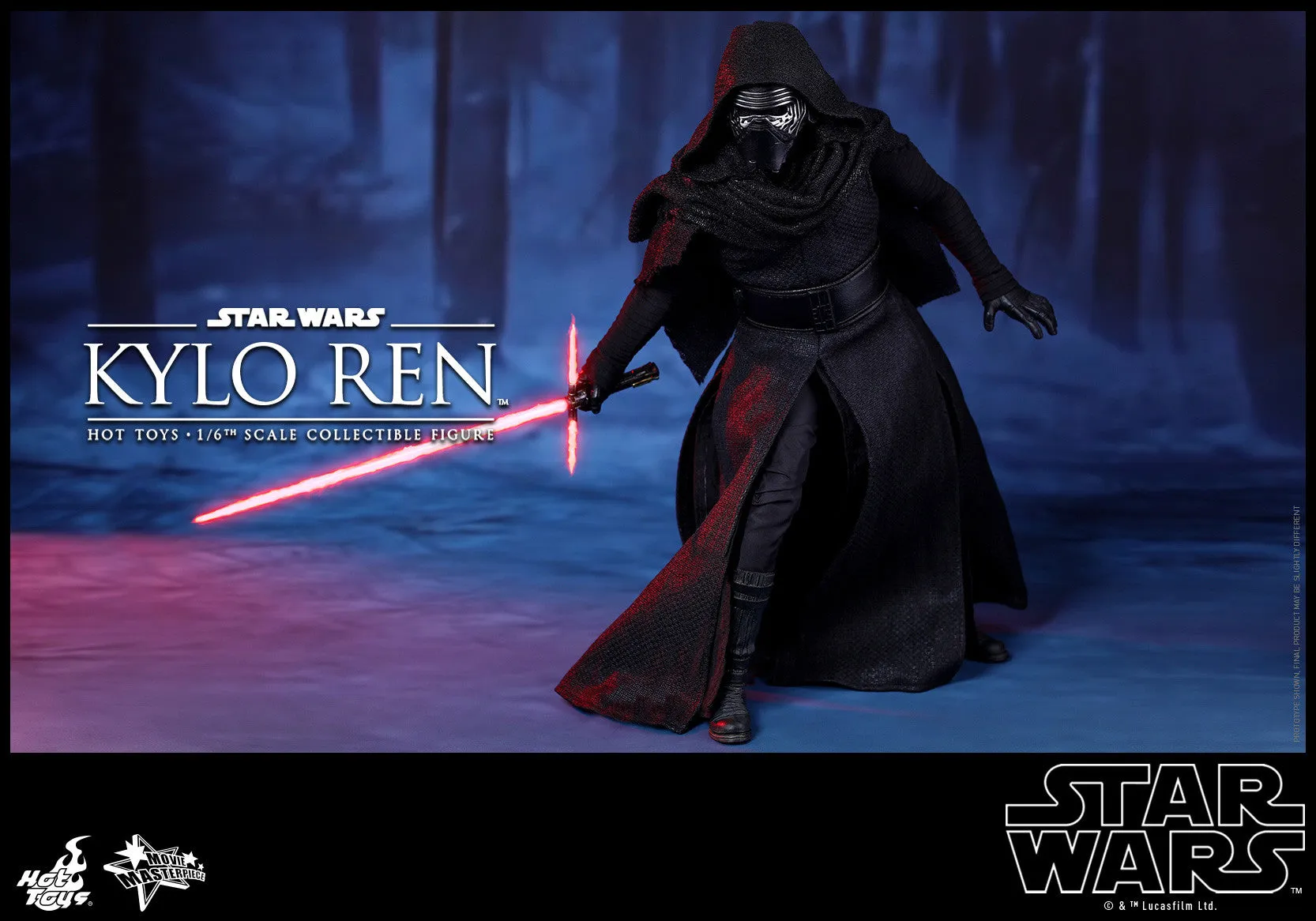 STAR WARS: Kylo Ren 1:6 Scale Movie Masterpiece Figure