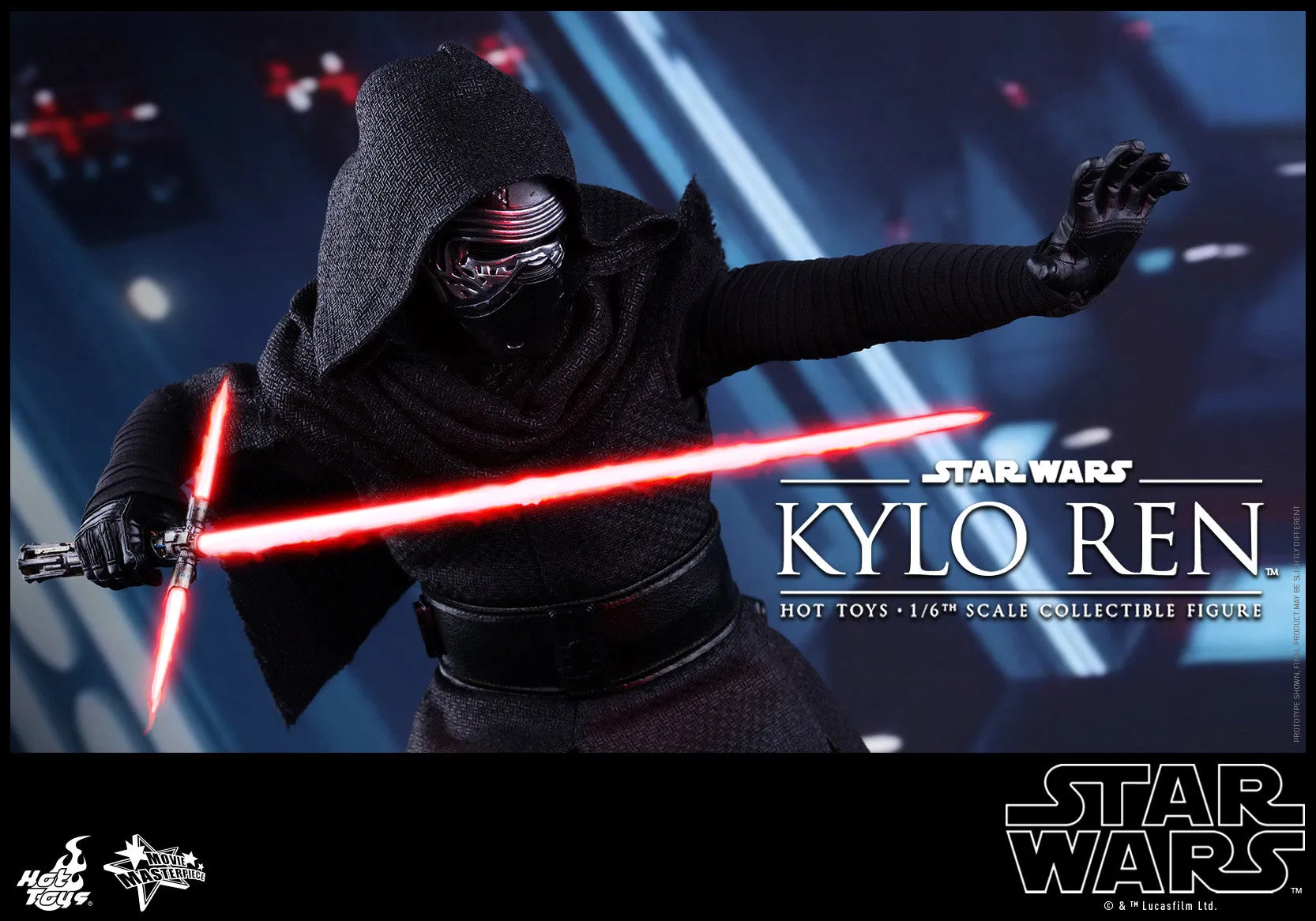 STAR WARS: Kylo Ren 1:6 Scale Movie Masterpiece Figure