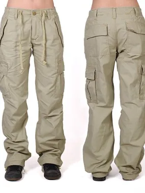 Women's Cargo Pants Hiking Pants Trousers Work Pants Outdoor Thermal Warm Breathable Lightweight Soft Bottoms Black khaki Fishing Climbing Camping / Hiking / Caving S M L XL XXL / Wear Resistance